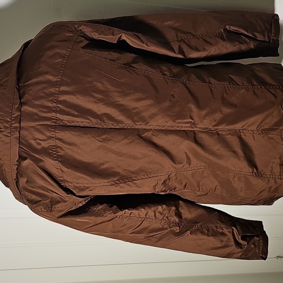 Danskin Now Brown Wind Breaker Womens Jacket W/hood.small 4-6 - Picture 6 of 14